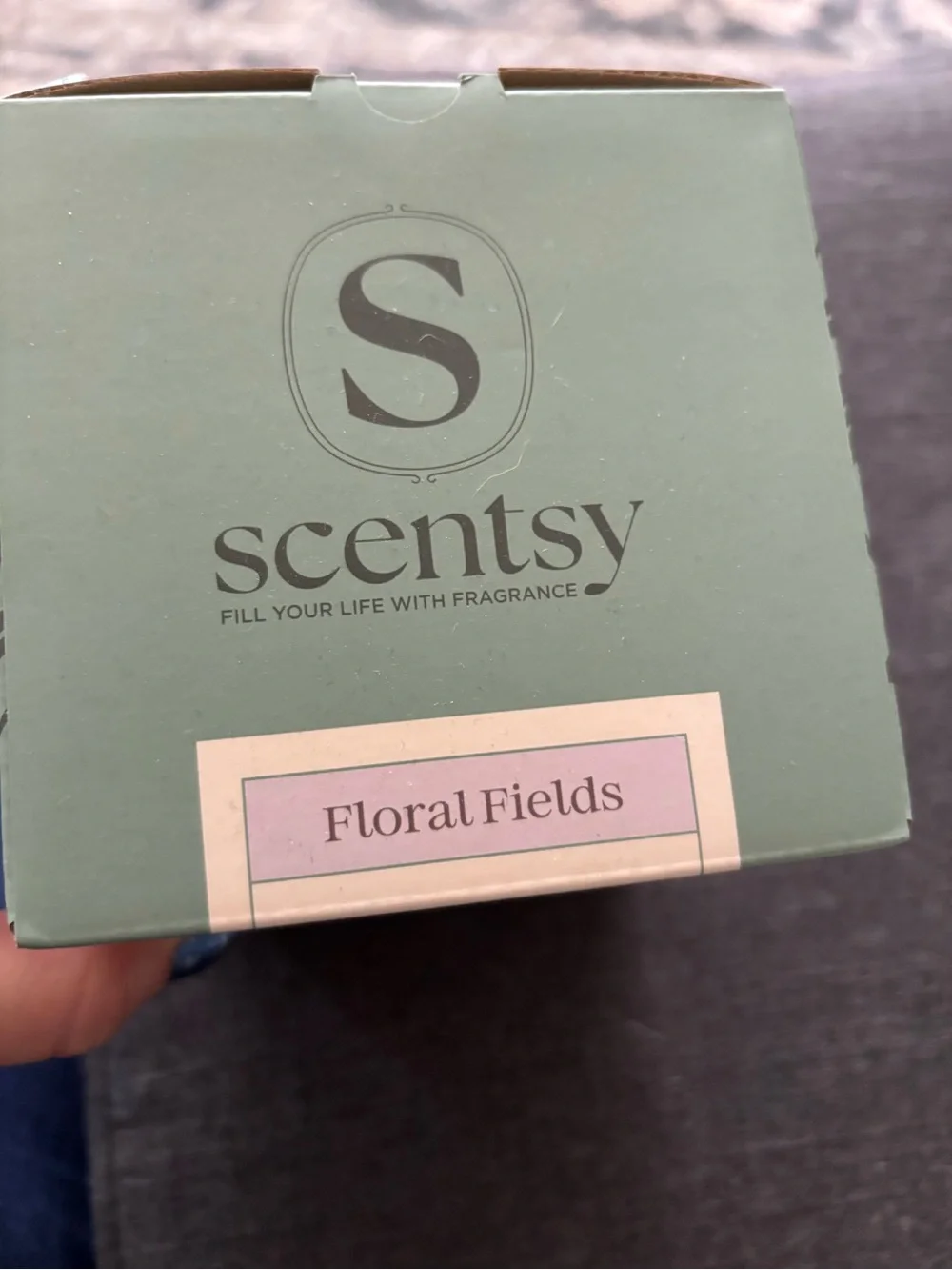 Scentsy Floral Fields Mini Warmer - Mint Green